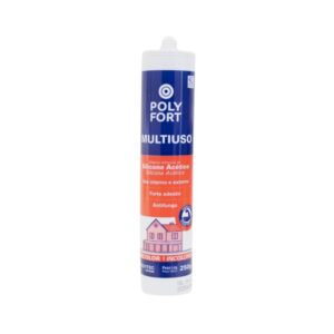 Silicone Acético Polyfort Multiuso Incolor 250g Pulvitec