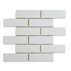 Revestimento Pompéia Bold Brilhante Branco 5x15cm 1,42m2