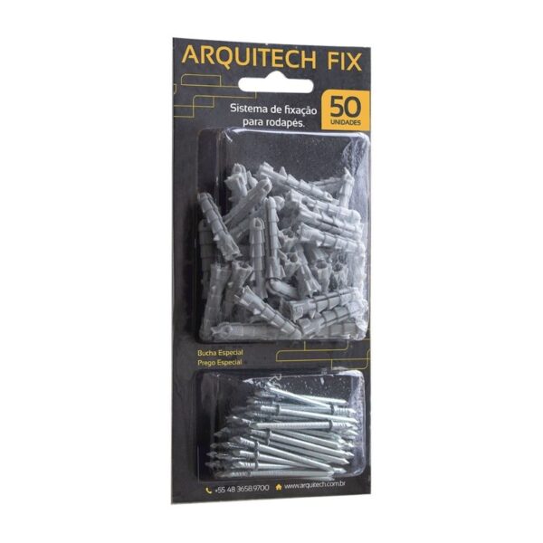 Pregos para Rodapés Fix Pacote com 50 unidades Arquitech