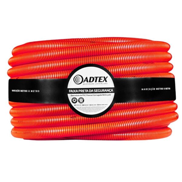 Eletroduto Corrugado Reforçado Laranja Adtex