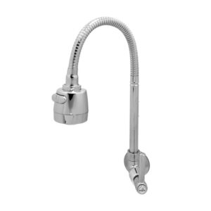 Torneira para Cozinha Parede 1/4V Bica Alta Cromado Gourmet Flex