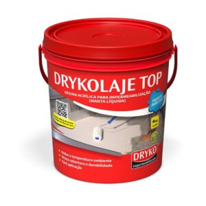 Manta Líquida Acrílica Impermeabilizante Drykolaje Branca Dryko