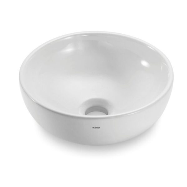 Cuba de Apoio Louça Redonda ICA16-00 Branca 30cm Icasa