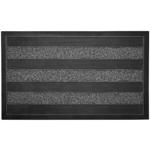 Capacho Emborrachado Cactos Pro Cinza 5mm 45x75cm Kapazi