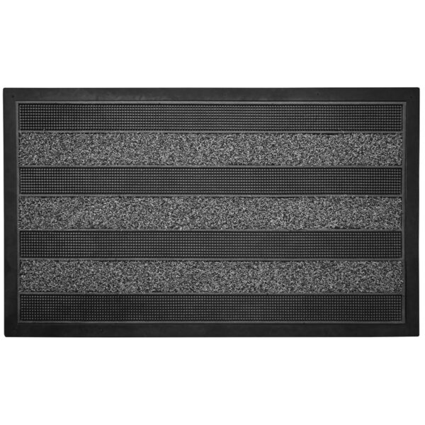 Capacho Emborrachado Cactos Pro Cinza 5mm 45x75cm Kapazi