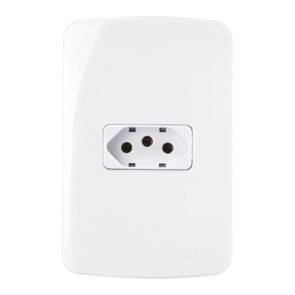 Conjunto Tomada 2P+T 20A 4×2 B3 Margirius