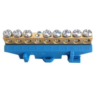 Barramento Neutro com 8 Furos para Trilho Din Weg