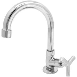 Torneira para Banheiro Mesa 1/4V Bica Baixa Cromado 3095 C55 DN15