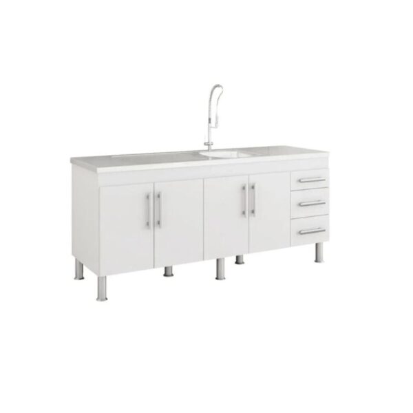 Gabinete para Cozinha Flex 174x80x52cm MDF MGM Móveis