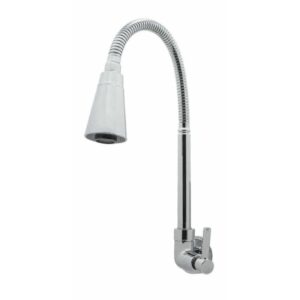 Torneira para Cozinha Parede 1/4V Bica Alta Cromado Conic 3068 C29