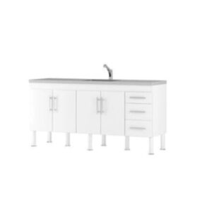 Gabinete para Cozinha Flex 194x80x52cm MDF MGM Móveis