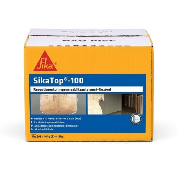 Argamassa Impermeabilizante Sikatop 100 18Kg