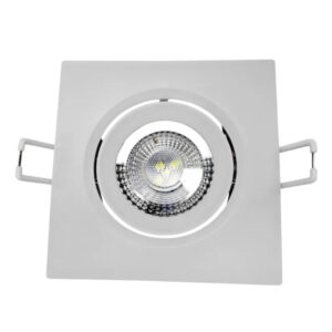 Spot LED de Embutir Supimpa Quadrado Branco 5W Bivolt Avant