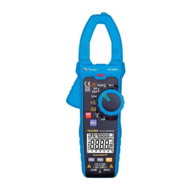 Alicate Amperimetro CAT IV-600V ET3367C Minipa