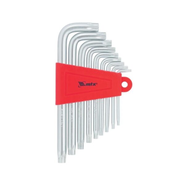 Jogo Chave Torx T10 – T50 9 Peças MTX