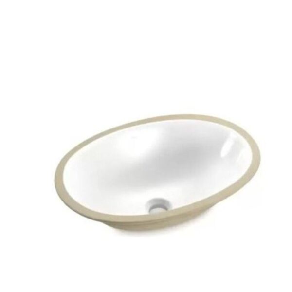 Cuba De Embutir Louça Oval IL6-00 Branca 49x36cm Icasa