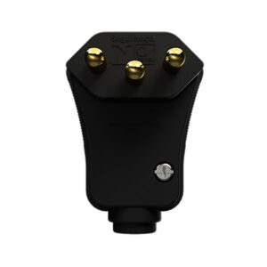 Plugue Móvel 90° Prensa Cabo 2P + T 20A 250V Alumbra