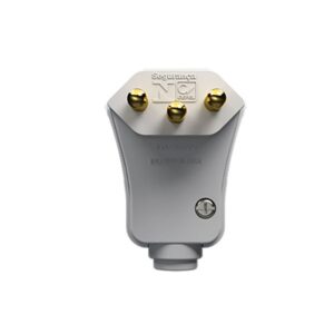 Plugue Móvel 90° Prensa Cabo 2P + T 10A 250V Alumbra