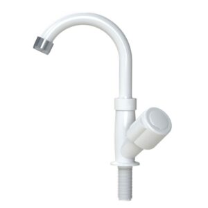 Torneira para Banheiro Mesa Bica Média Branco Florença ABS