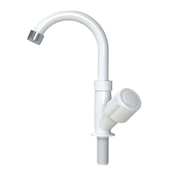 Torneira para Banheiro Mesa Bica Média Branco Florença ABS