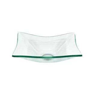 Cuba de Apoio Vidro Retangular CRT-39 39x34cm Vmex