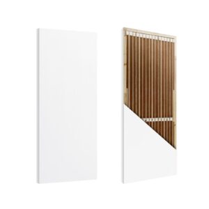 Folha de Porta Lisa Sarrafeada HDF Pinus Primer JB Paes