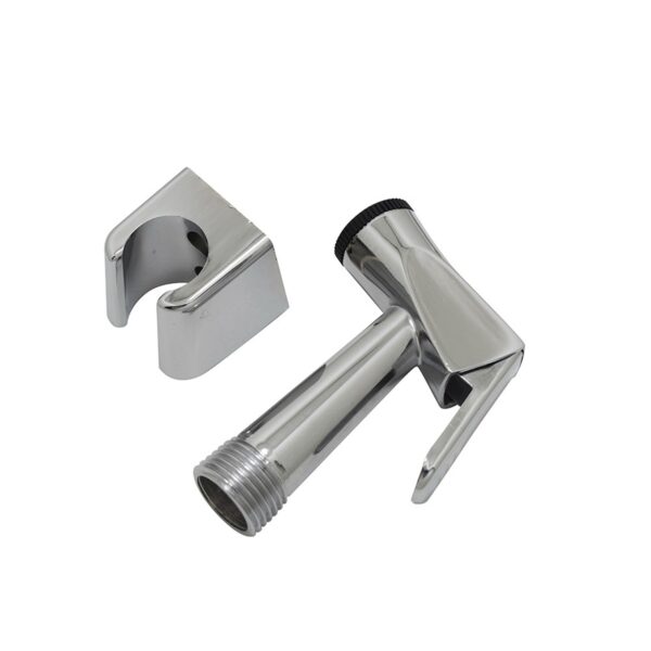 Gatilho para Ducha Higiênica Cromado com Suporte Bognar