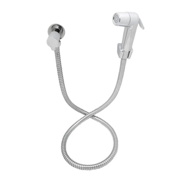 Ducha Higiênica Plástica Cromado com Registro Cromado 1/4V Bognar