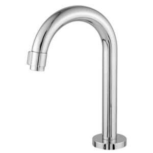 Torneira para Banheiro Mesa 1/4V Bica Média Cromado Slim 3491