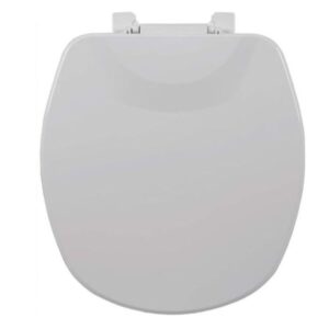 Assento Sanitário Convencional Almofadado Aspen PP Oval Branco