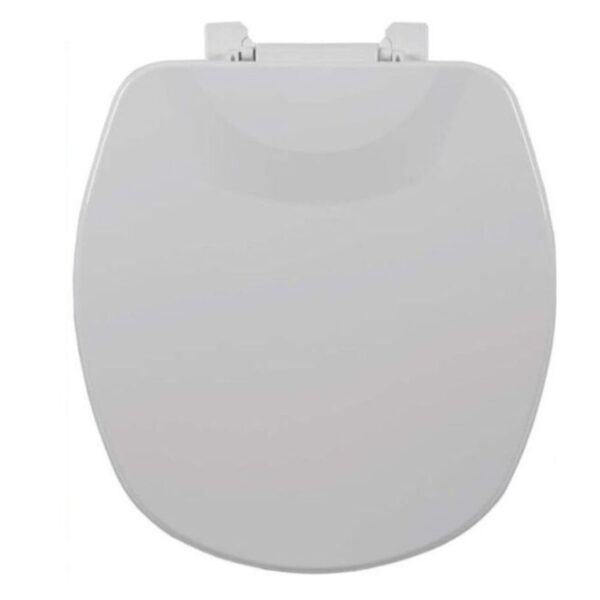 Assento Sanitário Convencional Almofadado Aspen PP Oval Branco