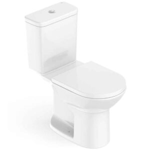 Kit Vaso Sanitário com Caixa Acoplada Debba Round 3/6L Branco Roca