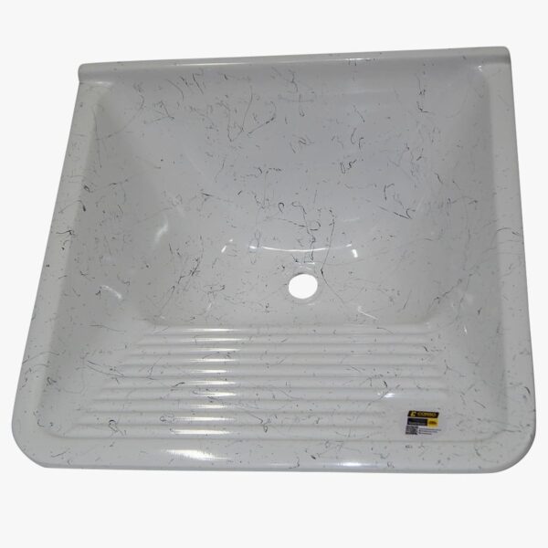 Tanque Sintético Eco 39 Litros 60X57cm Branco Corso