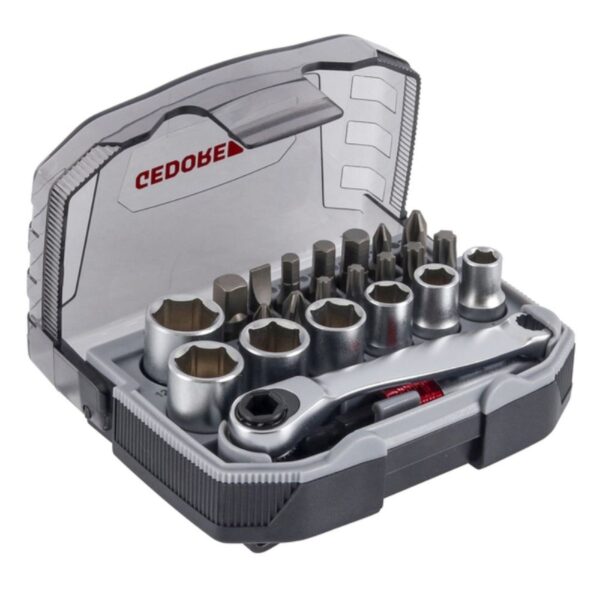 Jogo Soquete Longo 6 – 13mm Encaixe 1/4″ Gedore