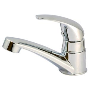 Torneira para Banheiro Mesa Bica Baixa Cromado Slim 8175 ABS