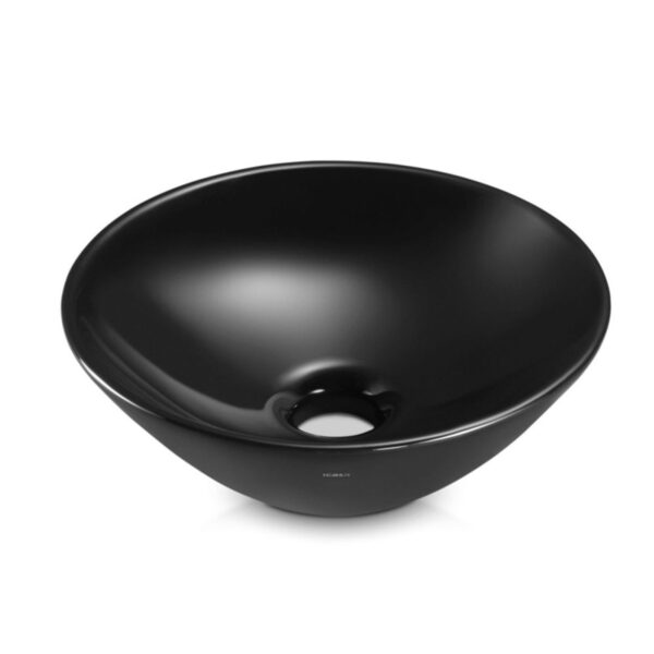 Cuba de Apoio Louça Redonda ICA15-12 Preta 29cm Icasa