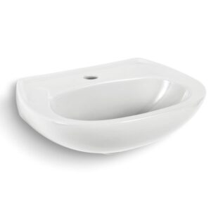 Lavatório para Coluna Louça Sabará Branco 46x35cm Icasa