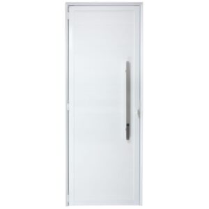 Porta Lambril Alumínio Branco com Puxador 210x80cm Proex