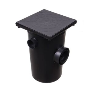 Caixa Sifonada Polipropileno com Cesto para Limpeza Preto 12L TAF