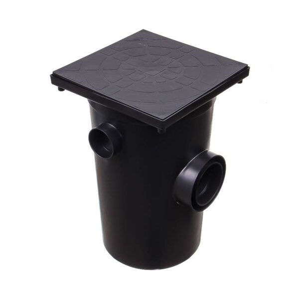 Caixa Sifonada Polipropileno com Cesto para Limpeza Preto 12L TAF