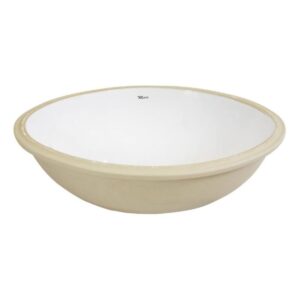 Cuba de Embutir Louça Oval Gardênia Branca 41x31cm MariLouças