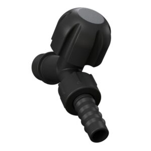 Torneira para Tanque/Jardim Parede Curta ABS Preto Valeplast