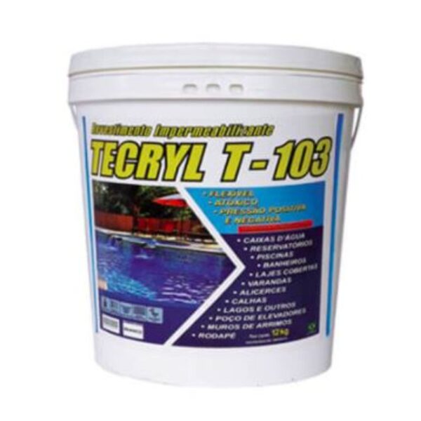Manta Líquida Acrílica Impermeabilizante T103 Branca Tecryl