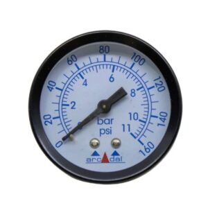 Manômetro Entrada Horizontal 1/4″ 50mm ARC-131/14-160 Arcdal