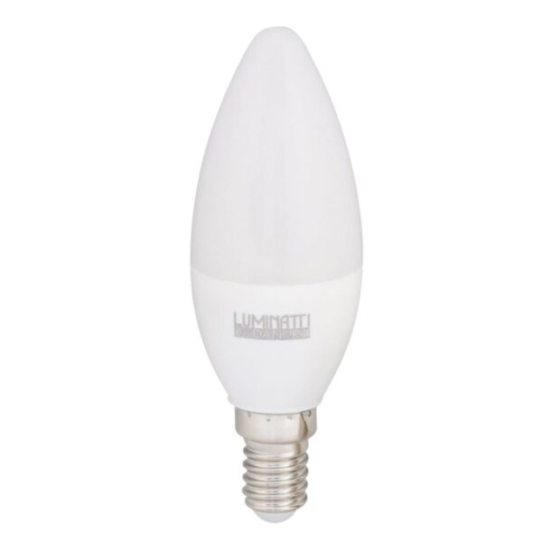 Lâmpada LED Vela Leitosa 6W E14/E27 Bivolt Luminatti
