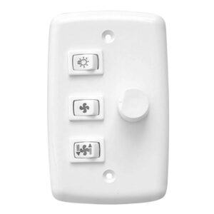 Controle Ventilador de Teto Embutir 1 Lâmpada com Reversão Rima