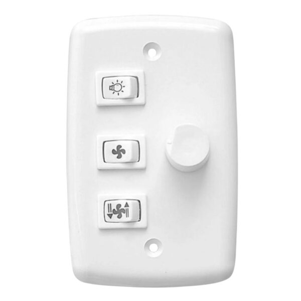 Controle Ventilador de Teto Embutir 1 Lâmpada com Reversão Rima