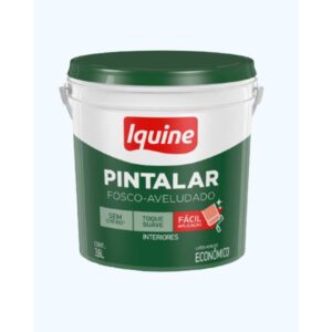 Tinta Econômica Acrílica Fosco Pintalar Branco 3,6L Iquine