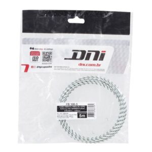 Cabo Fibra de Vidro para Alta Temperatura com 5 Metros DNI