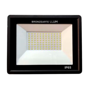 Refletor LED de Alumínio Fit IP65 100W 7500 Lúmens Bivolt Bronzearte